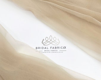 Solid Beige/nude Tulle - Ultra-fine Tulle With Soft Feel and Drape