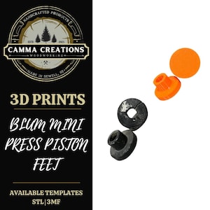 Blum Mini Press Piston Feet Digital File for 3D Printing Replacement parts for Blum Hinge Boring Machine image 1