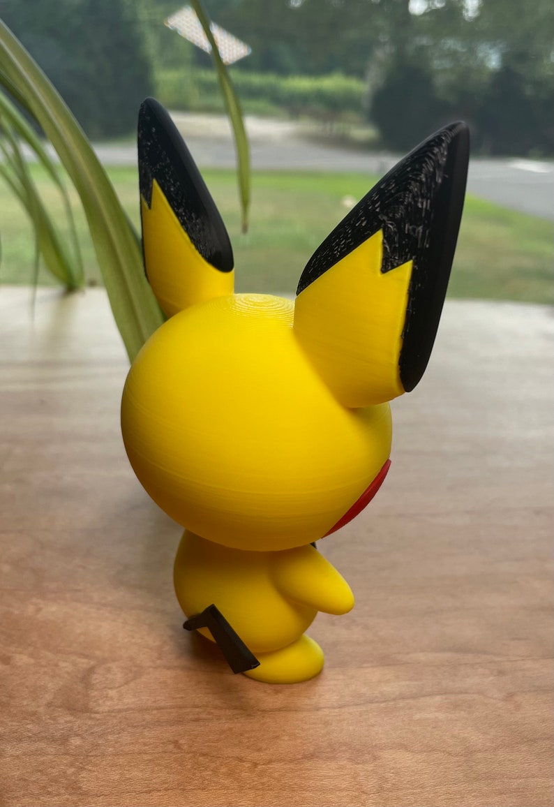 Pokemon Photo Props Pichu Pokemon 0172 Desk Toy / Pokemon Prop / Fan Art / - Etsy