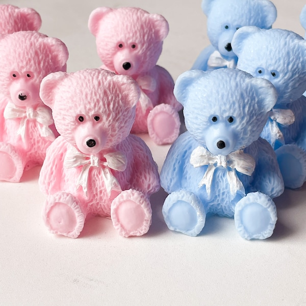 Bear Soap, Taddy bear soap Baby Shower Favors,Gender Reveal Bear, Very Beary Unique Gift,Party favor, Baby shower Handmade Gif