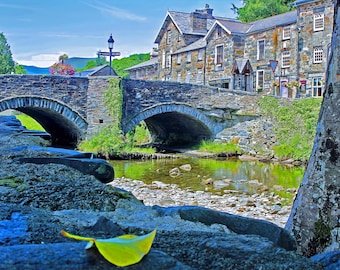 Welsh Village - Beddgelert  Wales  Welsh countryside  Wales UK Welsh village Snowdonia National Park photo photography picture