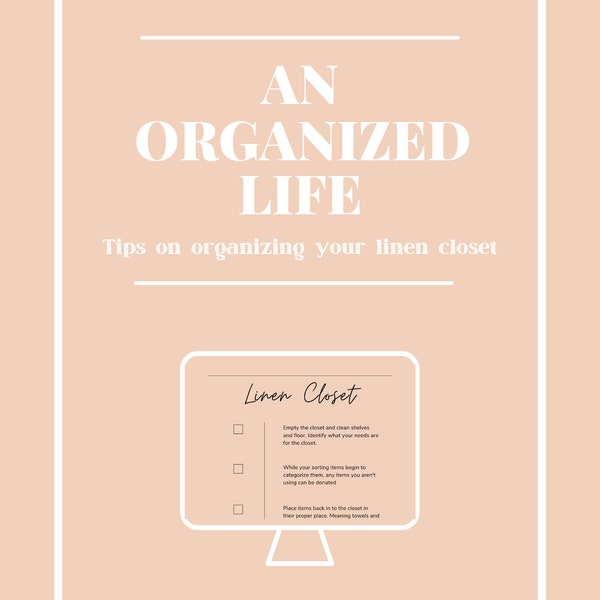 Linen Closet Organizing Guide