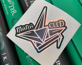 Manacled Sticker | Holographic Dramione Fanfiction Decal
