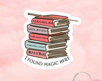 Dramione Vinyl Sticker | 'I Found Magic Here' Quote