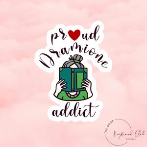 Proud Dramione Sticker | Dramione Fan Sticker | Bookish Vinyl Decal | Fanfiction Reader Gift | Draco x Hermione | HP Inspired