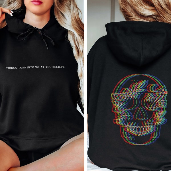 Trippy Bloom Into You Hoodie, Halloween Embroidery Designs, Gifts For Men Who Have Everything, Gift For Female Friend, Halloween Rave Outfit