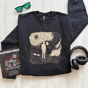 Emotionales Galaxy Sweatshirt: Orionnebel Paar Geschenk
