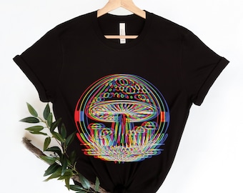 Psykedeliska magiska svampar T-shirt: Trippy Fungi