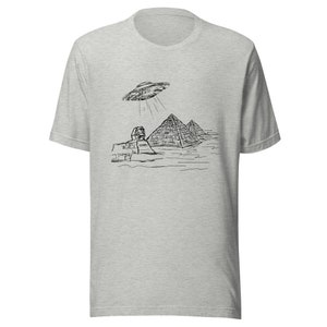 Ancient Egypt Shirt, Ancient Aliens, Ancient Artifacts, Flying Saucer, Sphinx of Giza, Egyptian Art, Egyptian Statue, Egyptian Mythology