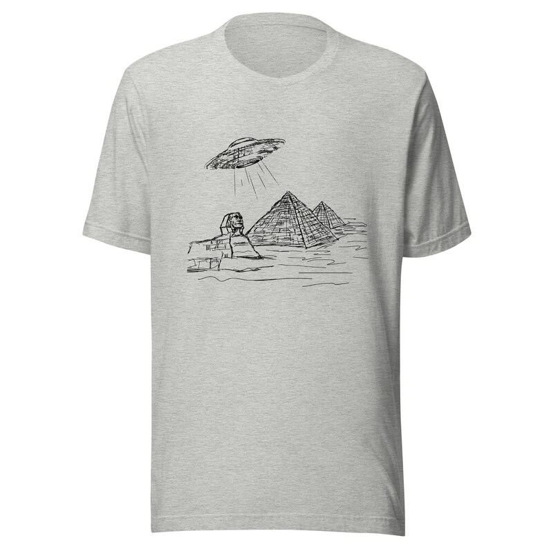 Ancient Egypt Shirt, Ancient Aliens, Ancient Artifacts, Flying Saucer, Sphinx of Giza, Egyptian Art, Egyptian Statue, Egyptian Mythology