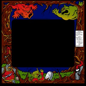 Ghosts N Goblins Arcade Cabinet Graphics - Arcade Bezel Decal - Restoration Art