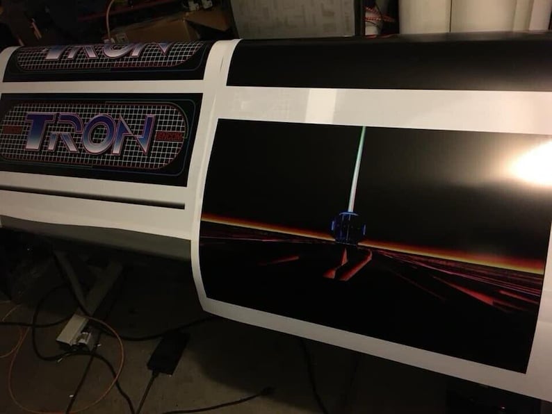 Tron Arcade Translite - Check Pics - Brand New Backlit Artwork - Etsy