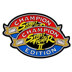 Street Fighter 2 Side Art Decal set 2 pièces Arcade découpées