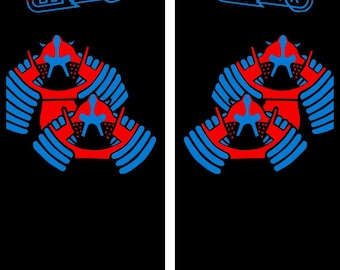 Juego de 2 calcomanías laterales Berzerk Arcade con acabado satinado laminado de alta calidad.