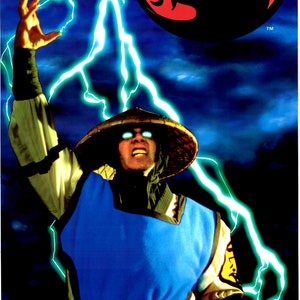 Mortal Kombat 2 Arcade Cabinet Graphics - Conversion Arcade Side Art - Restoration Art