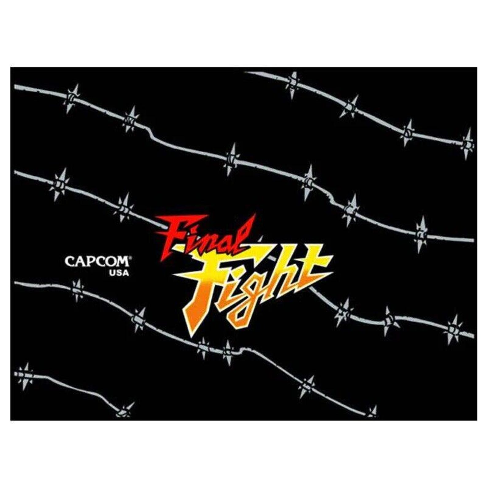 Final Fight Arcade Control Panel Overlay CPO Textured Laminate - Etsy