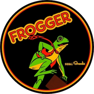 Frogger Arcade Bar Stool "Decal Only" Scratch Resistant Polycarbonate Laminate