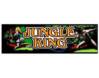 Jungle King Arcade Marquee   Standard Size