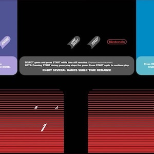 Playchoice 10 Dual Monitor CPO Arcade Control Panel Overlay Textured Laminate