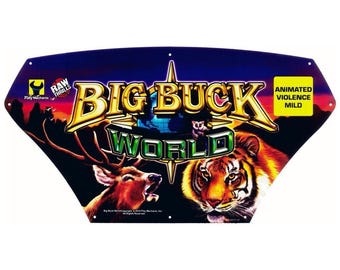 Insegna luminosa del Big Buck Hunter World Arcade