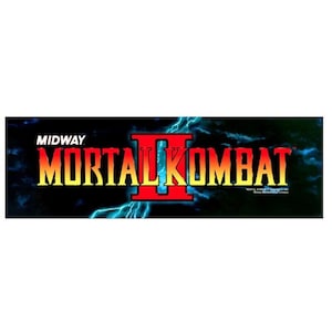 Mortal Kombat 2 Arcade Marquee    MK2