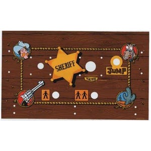 Tin Star CPO Arcade Control Panel Overlay Textured Laminate