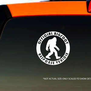 Bigfoot Response Team Sticker Decal Window Car Decal - Yeti Sticker - Truck Decal