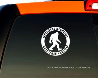 Adesivo in vinile Bigfoot Response Team - Adesivo Yeti per auto/camion