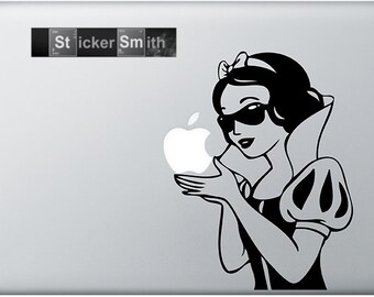 Snow White Cool MacBook Decal Disney MacBook Sticker Trackpad Touchpad Chibi Laptop Decal Laptop Sticker Air Pro