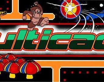 Insegna luminosa per sala giochi MAME Multi-Cade