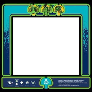 Sticker pour écran d'arcade Centipede