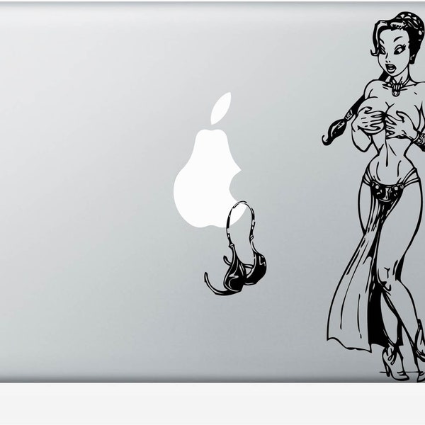 Sexy Female SuperHero Laptop Decal Bumper Sticker Window Decal - Truck Sticker - Car Sticker