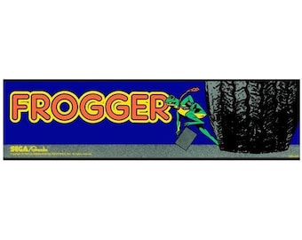 Frogger Arcade Marquee High Quality Translite Backlit