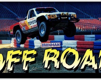 Il tendone della sala giochi Super Off Road di Ivan Ironman Stewart