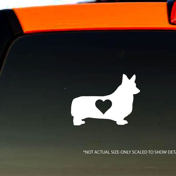 Corgi Love Sticker Decal Window Decal - Funny Quote - Truck Decal