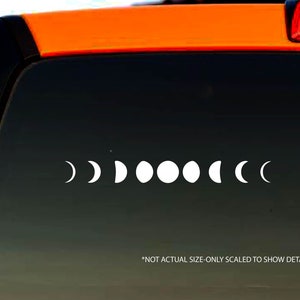 Moon Phases Decal Bumper Sticker Window Decal - Halloween - Witchy Woman - Astrology