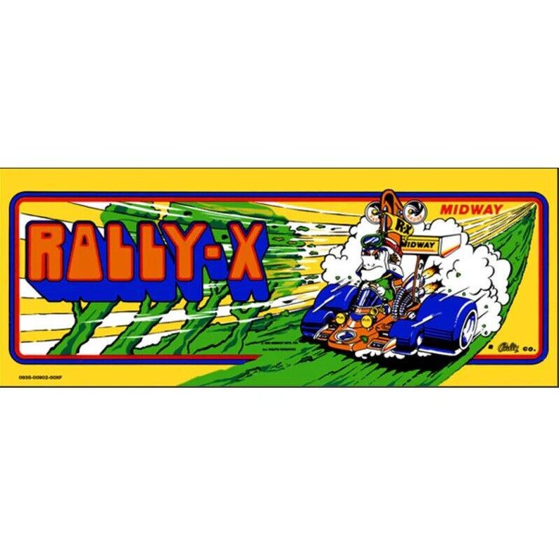Rally X Arcade Marquee High Quality Translite - Etsy