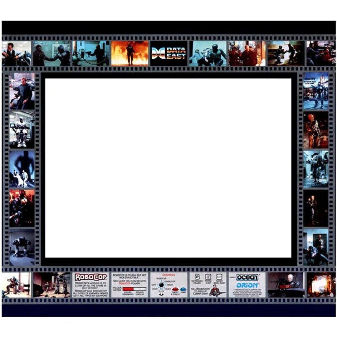 Robocop Arcade Monitor Bezel Artwork Sticker Decal - Etsy Canada