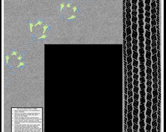 Frogger Arcade Monitor Bezel Decal