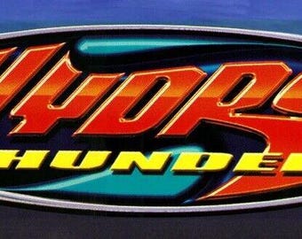 Hydro Thunder Arcade Marquee   28.5"x 8.75"