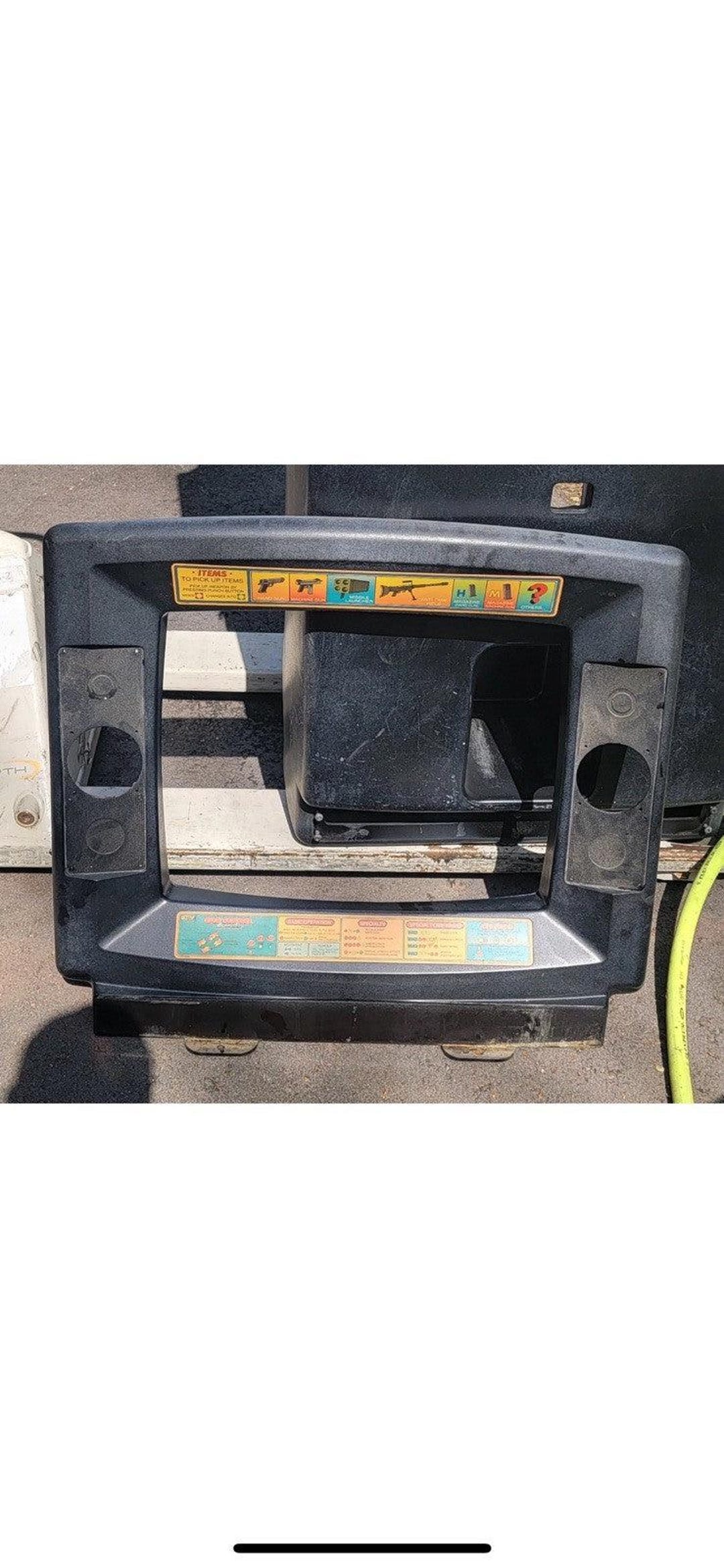 Die Hard Arcade 2pc Instructions Kit Bezel Insert Stickers Top and ...