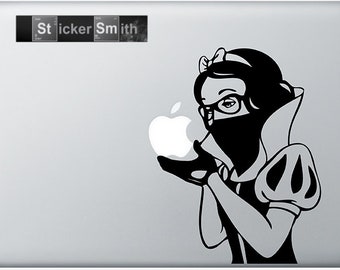 Snow White Revenge MacBook Decal Disney MacBook Sticker Trackpad Touchpad Chibi Laptop Decal Laptop Sticker Air Pro