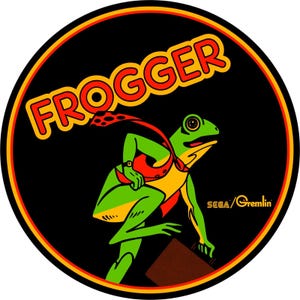 Frogger Arcade Bar Stool "Decal Only" Scratch Resistant Polycarbonate Laminate