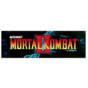 Mortal Kombat 2 Arcade Marquee    MK2