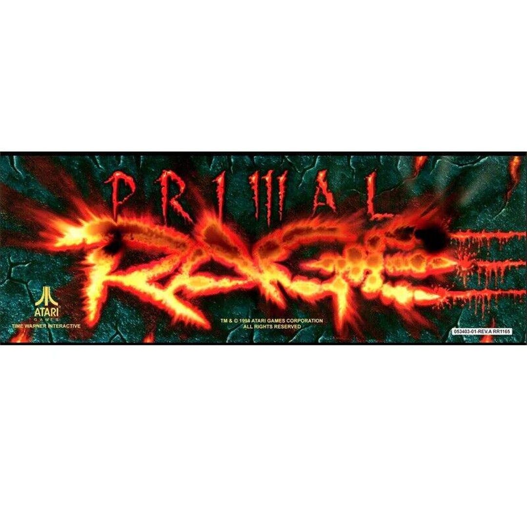 Primal Rage Arcade Marquee High Quality Translite Backlit - Etsy