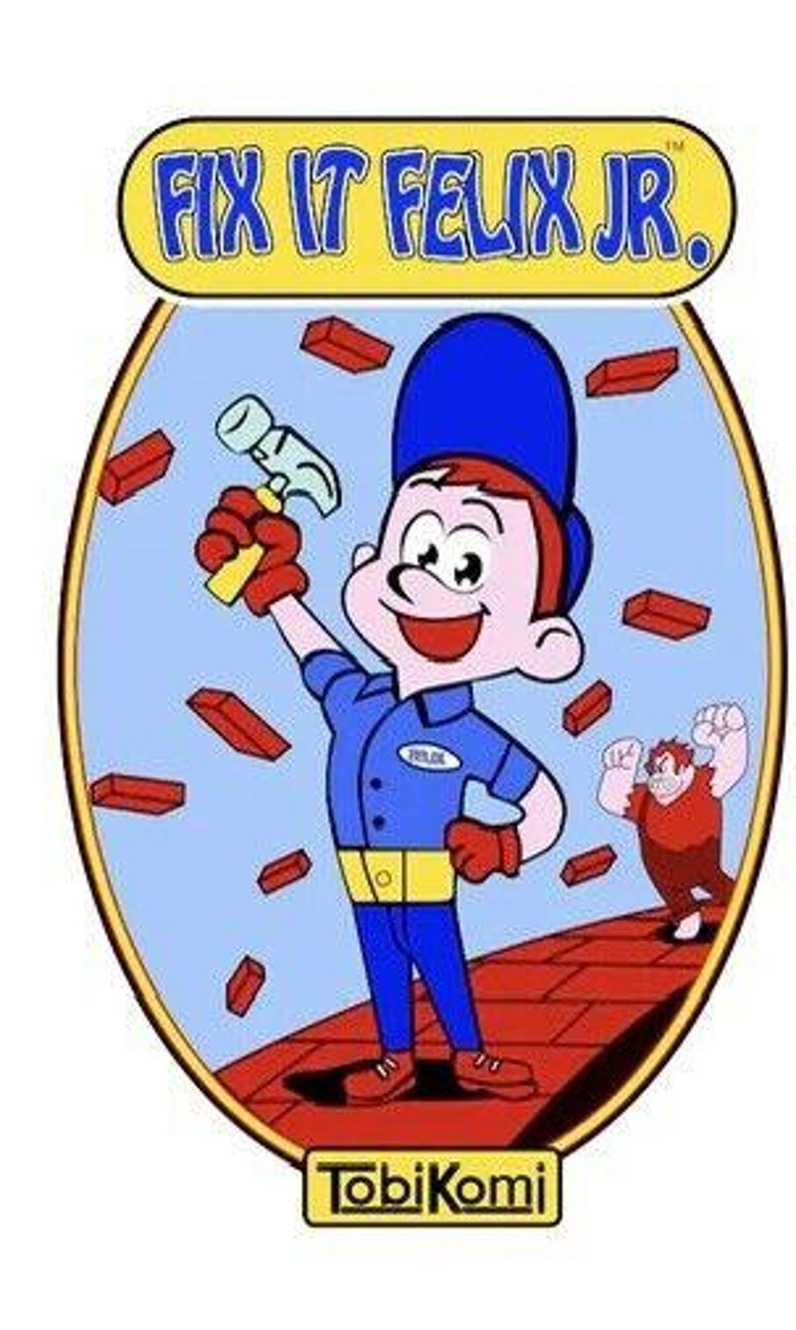 Fix It Felix Jr Arcade Side Art 2 Piece Set Laminated High Quality - Etsy