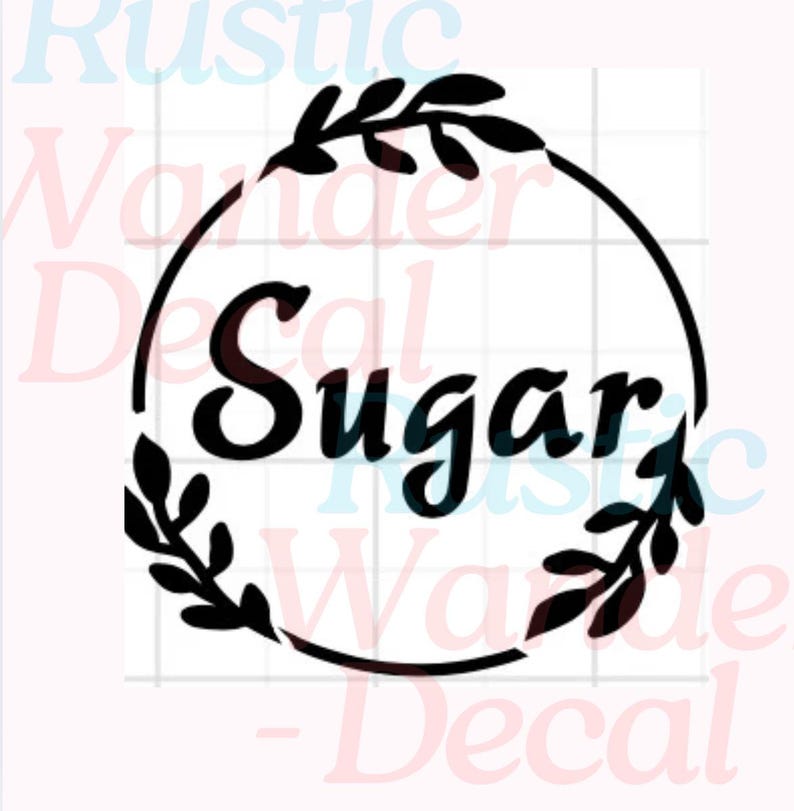 Rustic Pantry Labels - 10 Farmhouse Permanent Vinyl DECALS - Etsy