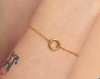 Gold Vermeil Fine Chain Bracelet - Recycled Sterling Silver