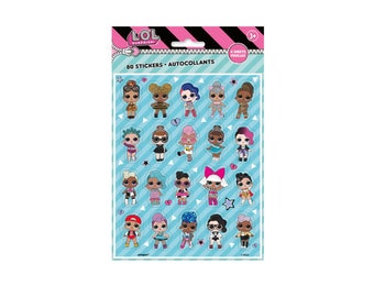 Girls Surprise Stickers (1 Pack), Girls Surprise Sticker Sheet, Girls Party Stickers, Girls Surprise Decorations, Girl Themed Stickers