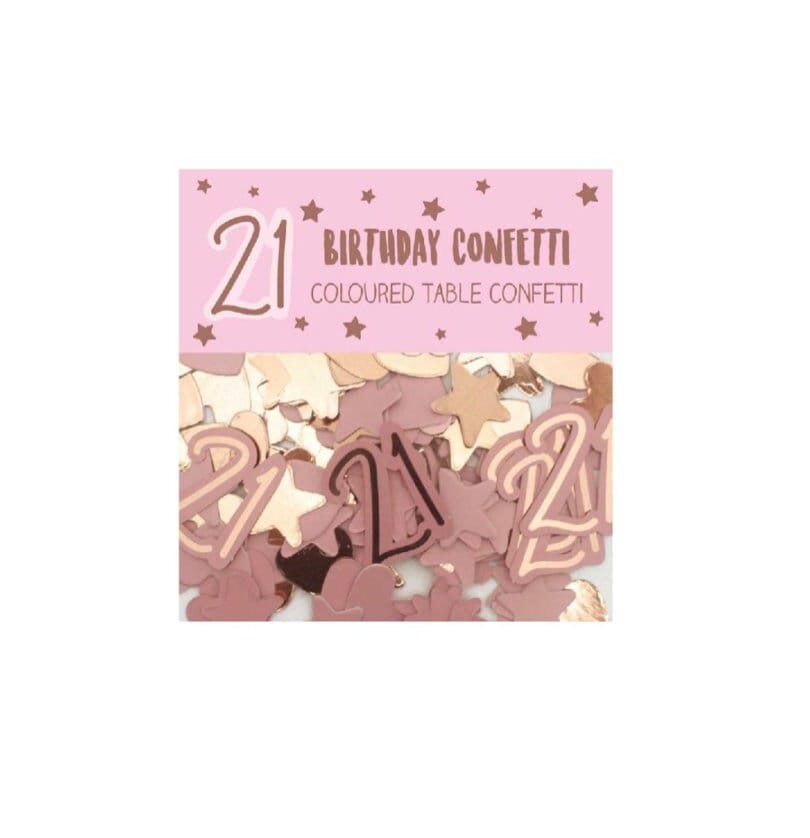 Table Confetti - Pink 21st Table Confetti - Pink 21st